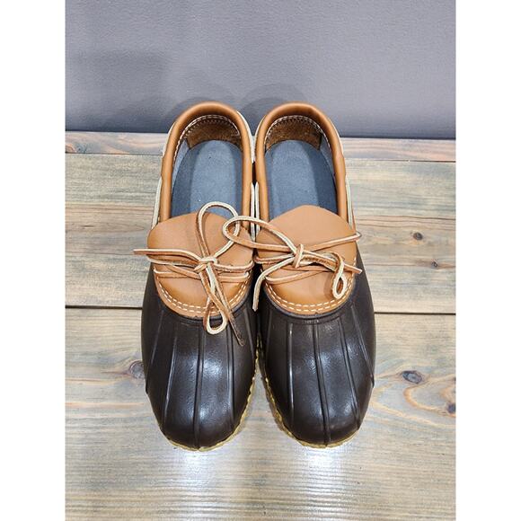 L.L. Bean Women's Maine Hunting Ankle Low Duck Boots Shoes Brown Size 9 - Picture 3 of 10